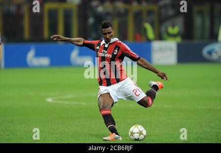 Mailand Italien, 18 September 2012,' G.Meazza' Stadion, UEFA Champions League 2012/2013 ,AC Mailand - RSC Anderlecht : Kevin Constant in Aktion während des Spiels Stockfoto