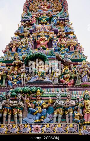 Shree Lakshminarayan Tempel, Little India, Singapur Stockfoto