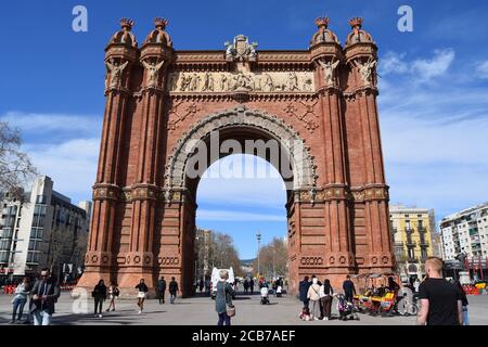 Arc De Triomf Barcelona #2 Stockfoto