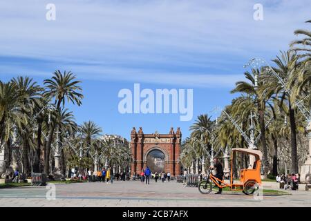 Arc De Triomf Barcelona #1 Stockfoto