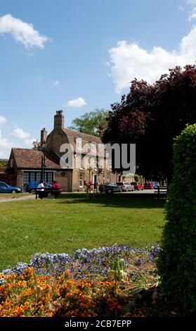 Das Restaurant und die Galerie des Old Fire Engine House in der Domstadt Ely, Cambridgeshire, England. Stockfoto