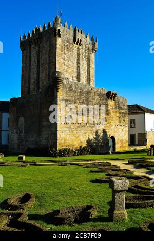 Chaves Castle im Norden Portugals schöne Orte zu besuchen in Urlaub Stockfoto