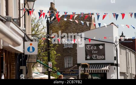 Geschäfte in der Domstadt Ely, Cambridgeshire, England. Stockfoto