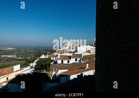 Schöne Aufnahme von Monsaraz, Portugal Stockfoto