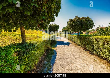 Italien Venetien Cittadella - Gärten Robert Baden-Powell Stockfoto