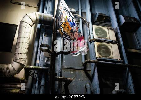 Japan, Tokyo, Ikebukuro 06. oktober 2019 Nachtansicht im Ikebukuro Bezirk Stockfoto