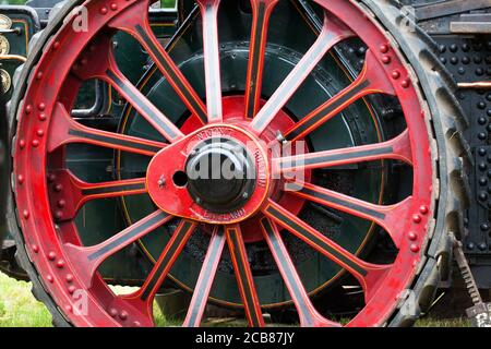 Vintage Dampflok Detail Stockfoto