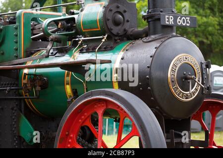 Vintage Dampflok Detail Stockfoto