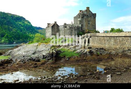 Eilean Donan Castle im Frühling Stockfoto