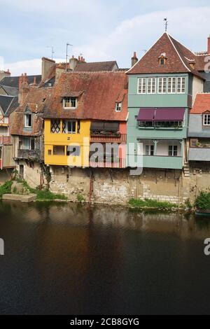 Argenton-sur-Creuse, Indre, Mittelfrankreich Stockfoto