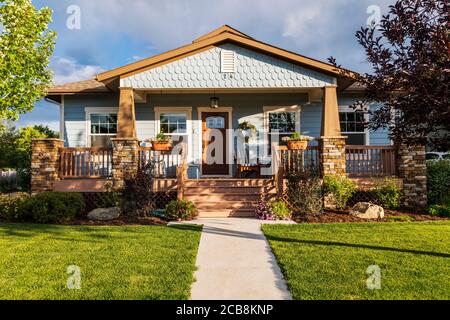 Handwerker-Stil-Wohnhaus in Colorado, USA Stockfoto