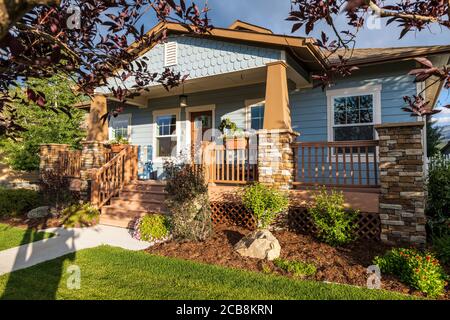 Handwerker-Stil-Wohnhaus in Colorado, USA Stockfoto