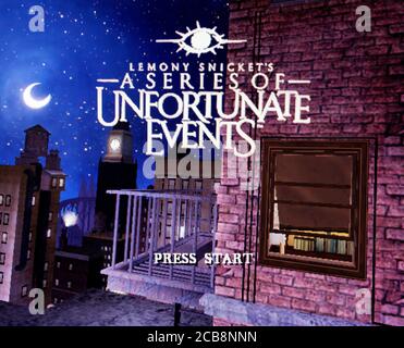 Lemony Snicket's A Series of Unfortunate Events - Nintendo Gamecube Videospiel – nur für redaktionelle Zwecke Stockfoto