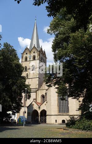 Herforder Münster - evangelisch-lutherische Pfarrkirche, Herford, Nordrhein-Westfalen, Deutschland Stockfoto