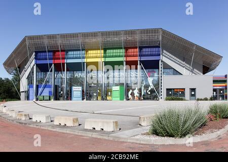 Roanne, Frankreich - 31. Mai 2020: Halle Andre Vacheresse ist eine Indoor-Sportarena in Roanne, Frankreich Stockfoto