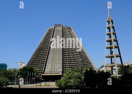 Brasilien Rio de Janeiro - Metropolitan Cathedral of Saint Sebastian - Catedral Metropolitana de Sao Sebastiao Stockfoto