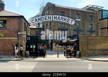 Camden Lock Gegend von Camden Town in London, Vereinigtes Königreich