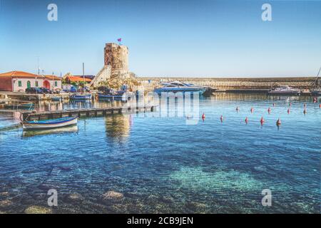 Wunderschöne Küste auf der Insel Elba Stockfoto