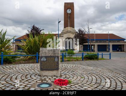 Seacombe, Großbritannien: 23. Jun 2020: Eine allgemeine Ansicht des Fährterminals, von dem aus die Fähre über die Mersey abfährt und ankommt. Stockfoto