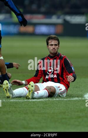 Mailand Italien, 11. Dezember 2005, 'G.MEAZZA SAN SIRO' Stadion,Campionato di Calcio Seria A 2005/2006, FC Inter - AC Mailand : Alberto Gilardino während des Spiels Stockfoto