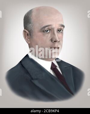 Friedrich Karl Rudolf Bergius 1884-1949 Deutscher Chemiker Stockfoto