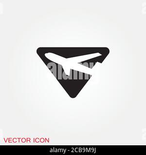 Flughafen Symbol Design, Vektor-Illustration eps Grafik Stock Vektor