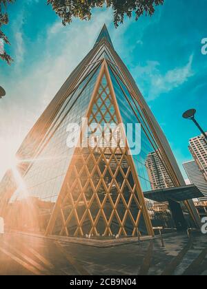 Bangkok Bürogebäude in Ratchathewi, Thailand Stockfoto