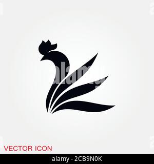 Symbol „Tiere“. Vektor-Illustration: Kontur Tiersymbole Stock Vektor