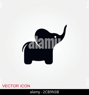 Symbol „Tiere“. Vektor-Illustration: Kontur Tiersymbole Stock Vektor