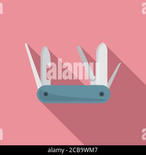 Symbol für Überlebensmesser. Flache Illustration des Überlebens Messer Vektor-Symbol für Web-Design Stock Vektor