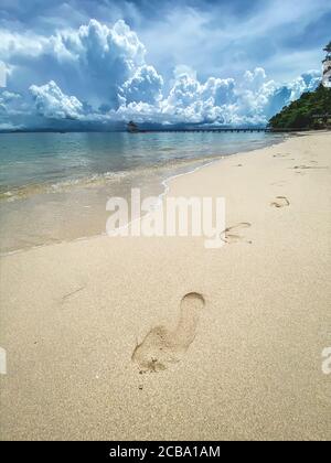 Blick auf das Paradies Santhiya Resort in Koh Yao Yai, Insel im Andamanensee zwischen Krabi und Phuket Thailand Stockfoto