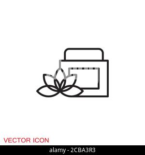 Kosmetik-Symbol, Schönheit und Mode Kollektion Vektor Silhouette Stock Vektor