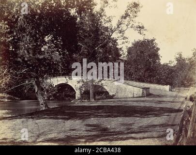 Burnside Bridge, über den Antietam, bei Sharpsburg, Nr. 1, 1862. September 1862. Stockfoto