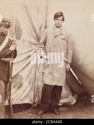 Lewis Powell [alias Lewis Payne], 27. April 1865. Stockfoto