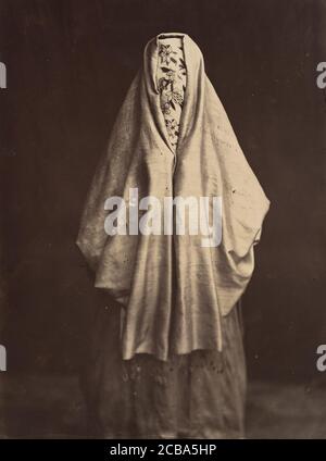 Femme turque en Toilette de ville, 1870er. Stockfoto