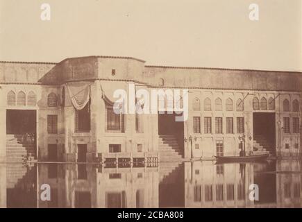 [Sommerresidenz (Qasr) des Schahs, Emarat-e xoruji, Teheran, Iran], 1840er-60er Jahre. Stockfoto