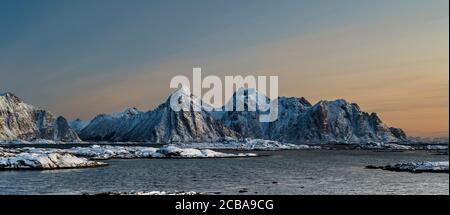 HUPE LOFOTEN ISLAND NORWEGEN Stockfoto