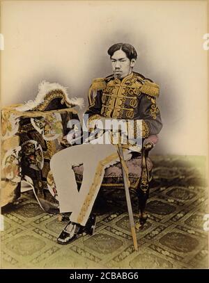 Mutsuhito, Der Meiji-Kaiser, 1873. Stockfoto