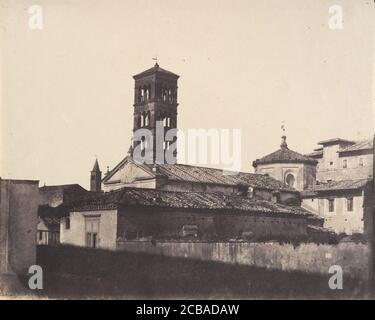 Santa Pudenziana, Rom, 1850er Jahre. Stockfoto