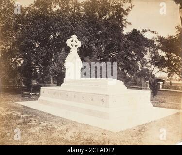 Grab von Lady Charlotte Canning, Barrackpur, 1858-61. Stockfoto