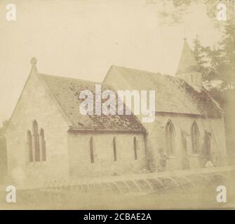 Country Kirche, 1850er Jahre. Stockfoto