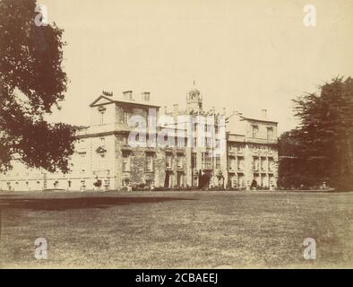 Wilton House aus dem Gelände, 1850er Jahre. Stockfoto