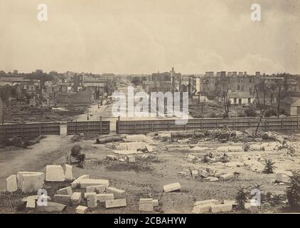 Columbia aus dem Capitol, 1860er. Stockfoto