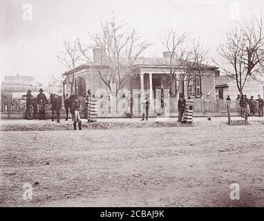 Hauptquartier von General Sherman oder Thomas, Chattanooga, ca. 1864. Stockfoto