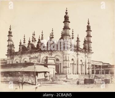 [Ghulam Muhammad Moschee, Kalkutta], 1850er Jahre. Stockfoto