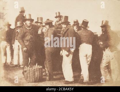 Newhaven Fishermen, 1843-47. Stockfoto