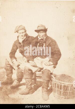 Newhaven Fishermen, 1843-47. Stockfoto