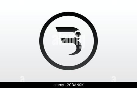 Initial BI Letter Logo mit Creative Modern Business Typography Vektor-Vorlage. Creative Letter BI-Logo-Vektor. Stock Vektor