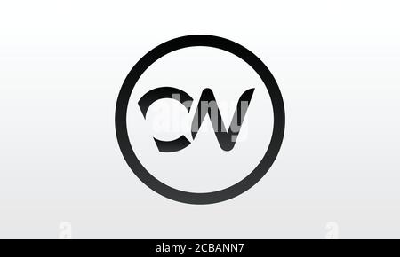 Initial CN Letter Logo mit Creative Modern Business Typography Vektor-Vorlage. Kreativer Buchstabe CN Logo Vektor. Stock Vektor