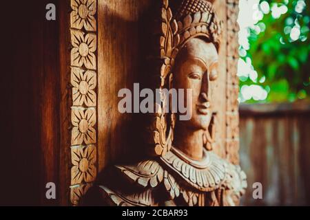 Traumvilla Blick auf Koh Yao Yai, Insel im Andamanensee zwischen Krabi und Phuket Thailand Stockfoto